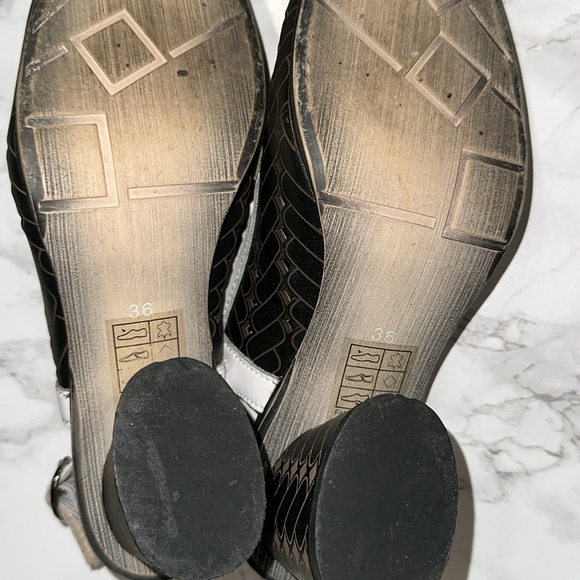 L'artiste Black and Brown Slingback Heels size 36/US 5 1/2-6 - Picture 4 of 12